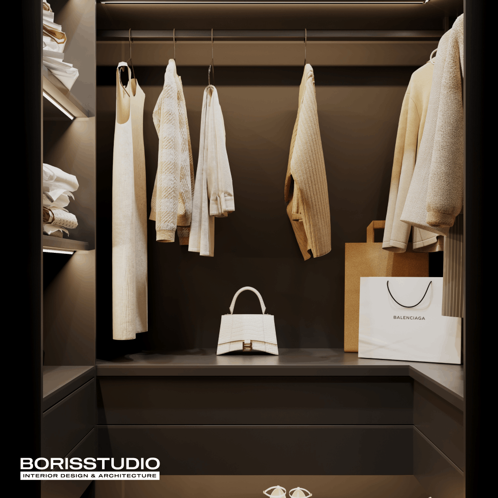 Дизайн-проект квартири, вбиральня, фото №31