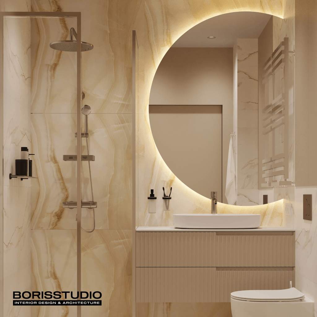 Дизайн-проект квартири, ванна, фото №18