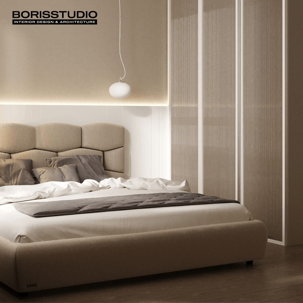 Дизайн-проект квартиры, спальня, фото №17