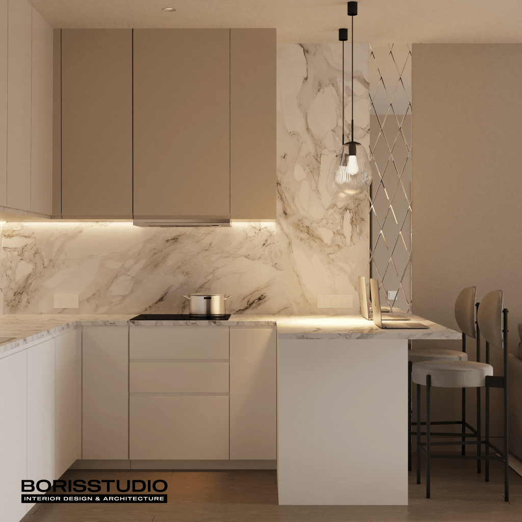 Дизайн-проект квартири, кухня, фото №7