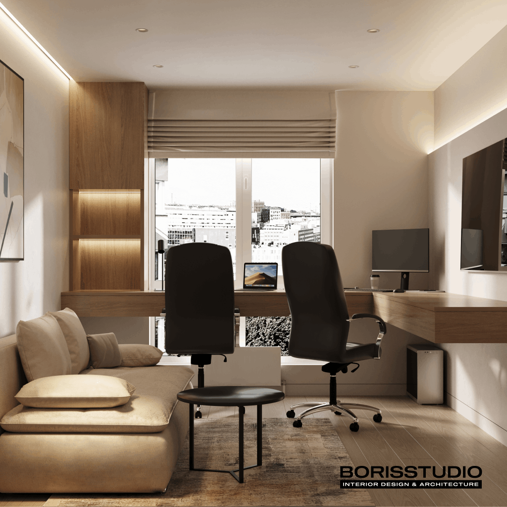 Дизайн-проект квартири, кабінет, №23