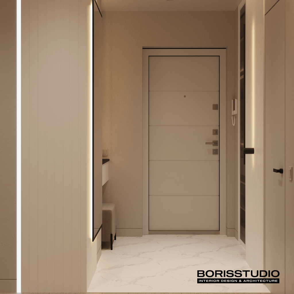 Дизайн-проект квартири, передпокій, фото №4