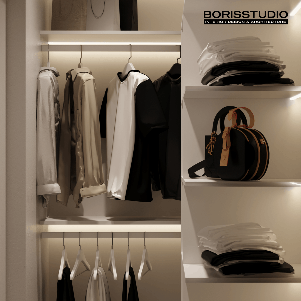 Дизайн-проект квартири, вбиральня, фото №7