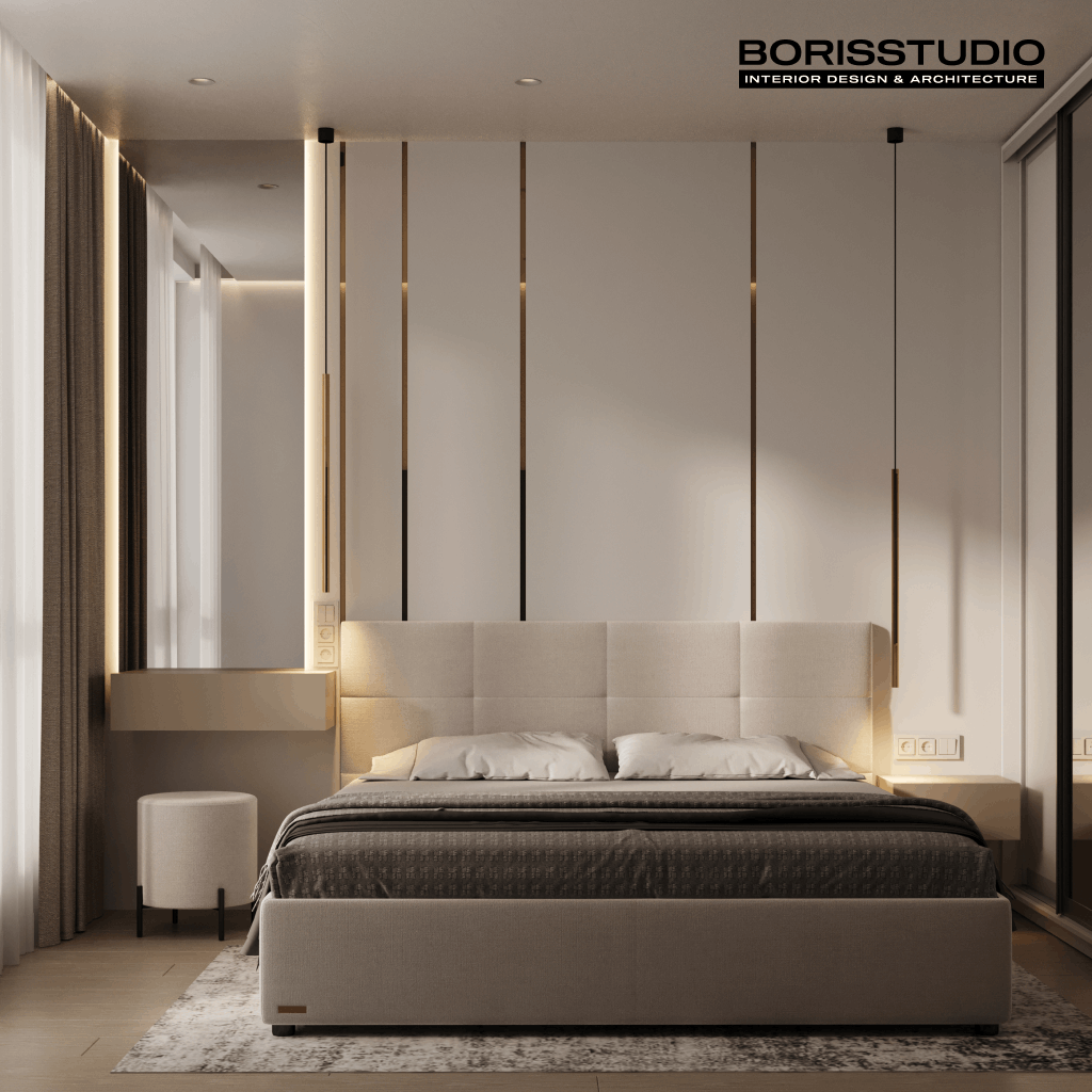 Дизайн-проект квартири, спальня, фото №29