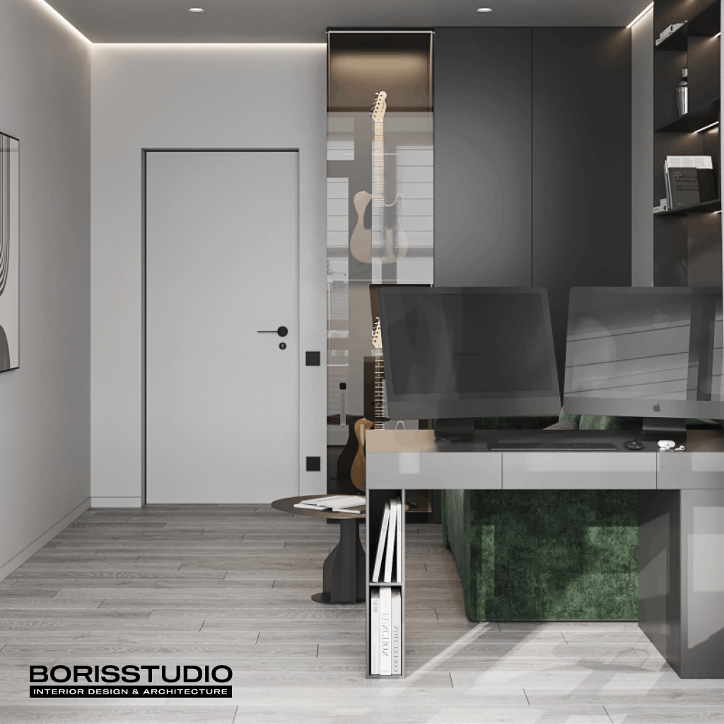 Дизайн-проект квартири, кабінет, №21