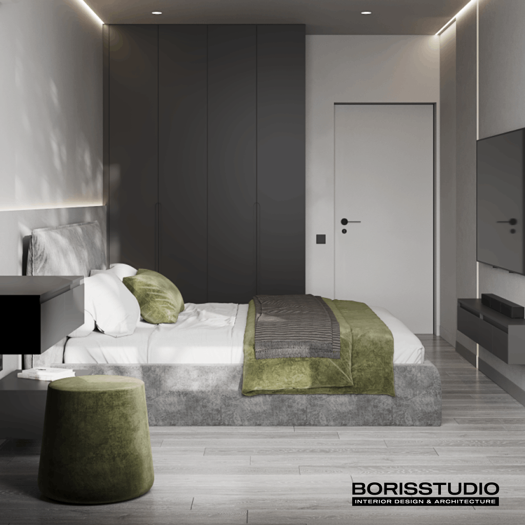 Дизайн-проект квартири, спальня, фото №30