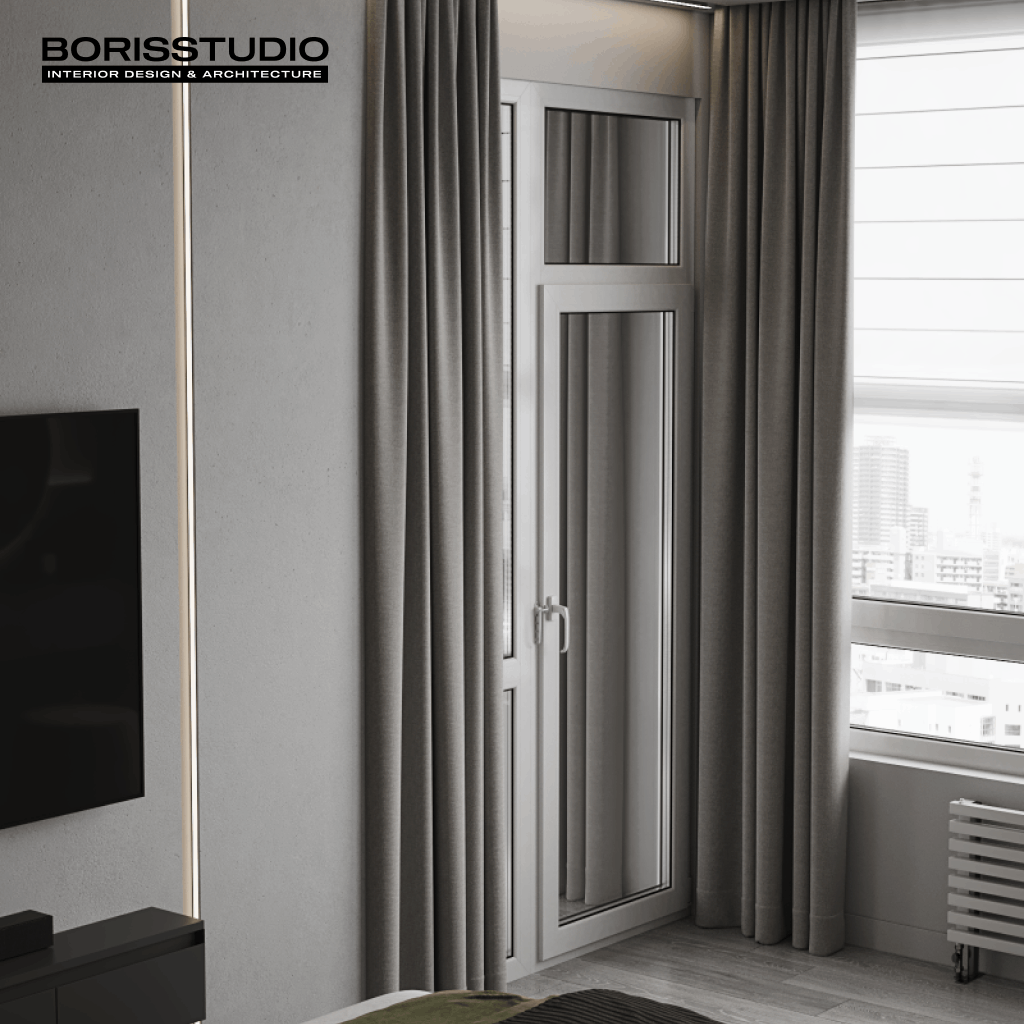 Дизайн-проект квартири, балкон, фото №57