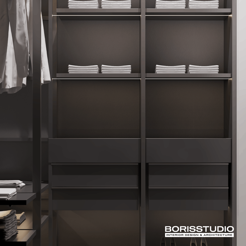 Дизайн-проект квартири, вбиральня, фото №44