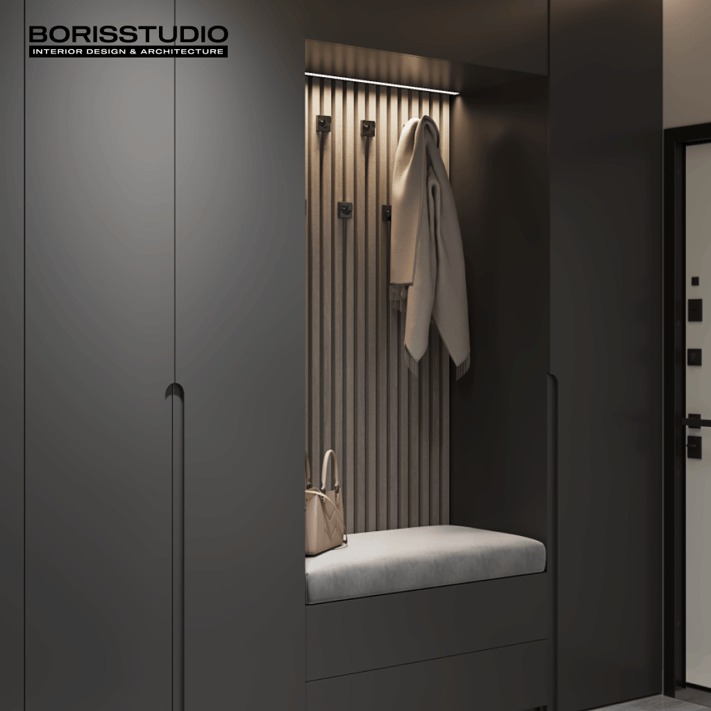 Дизайн-проект квартири, передпокій, фото №5