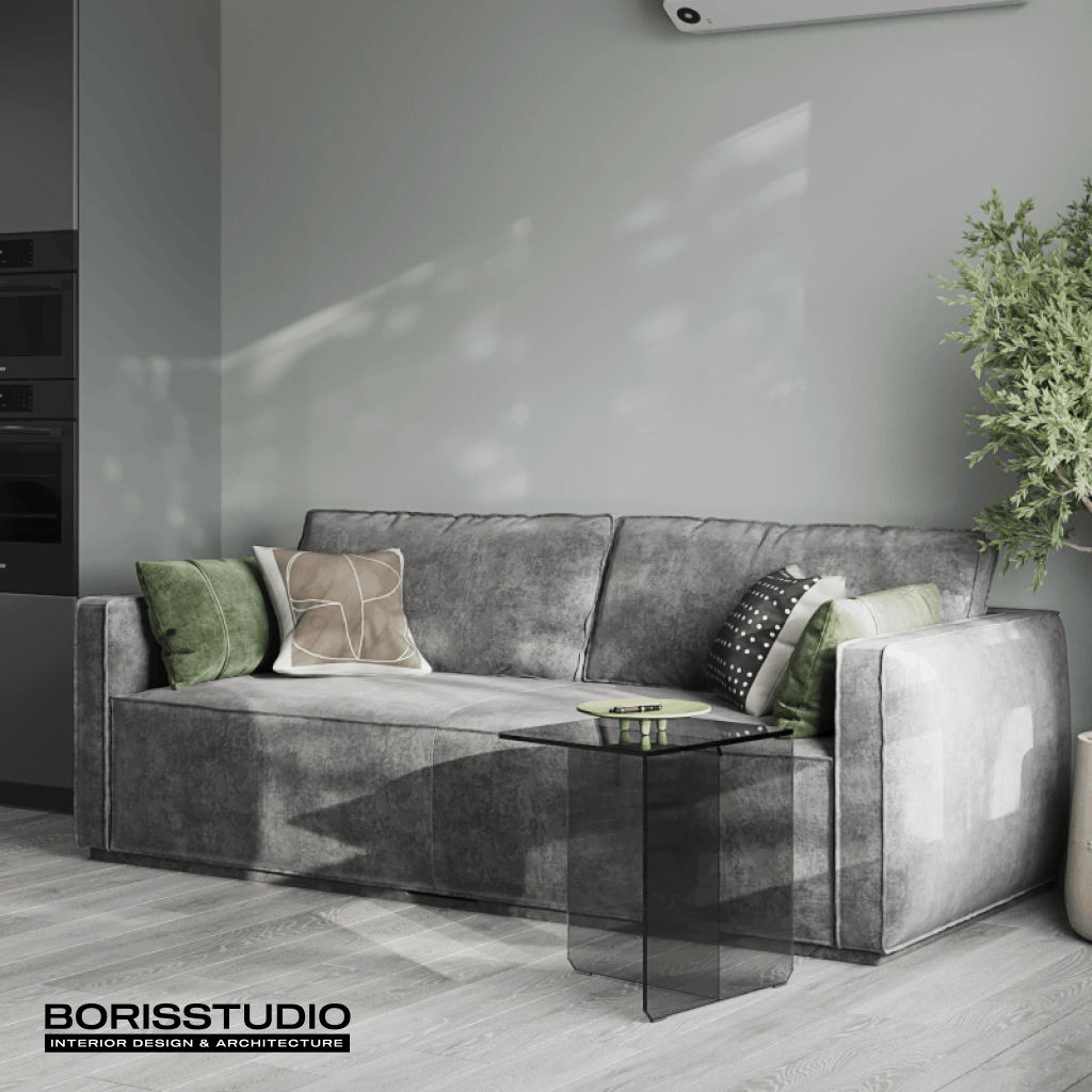 Дизайн-проект квартири, вітальня, №13