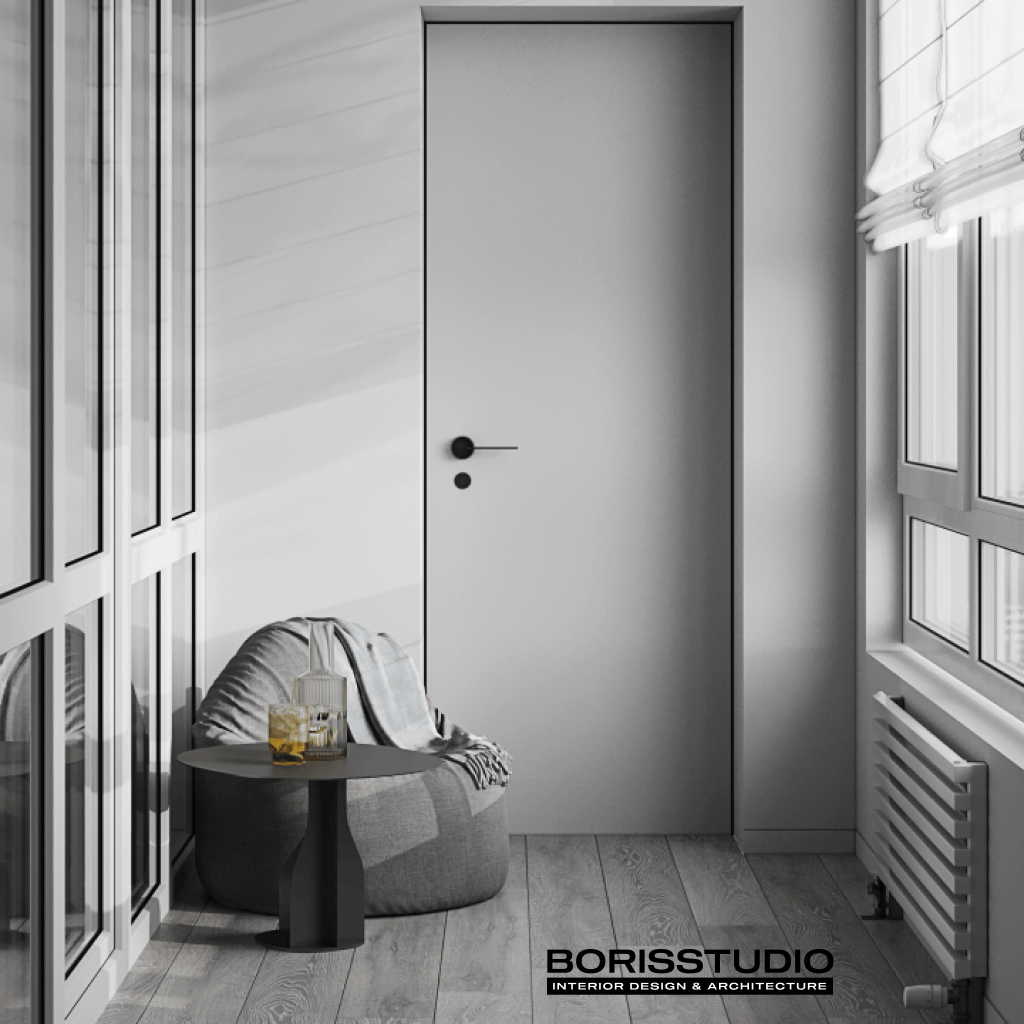 Дизайн-проект квартири, балкон, фото №59