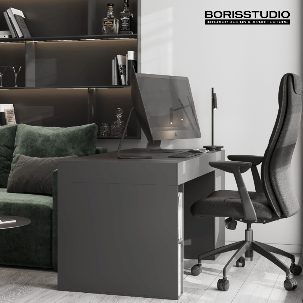 Дизайн-проект квартири, кабінет, №25