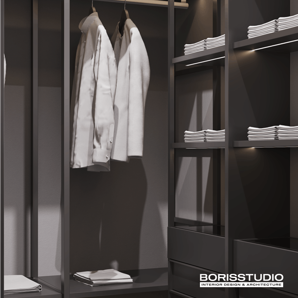 Дизайн-проект квартири, вбиральня, фото №43