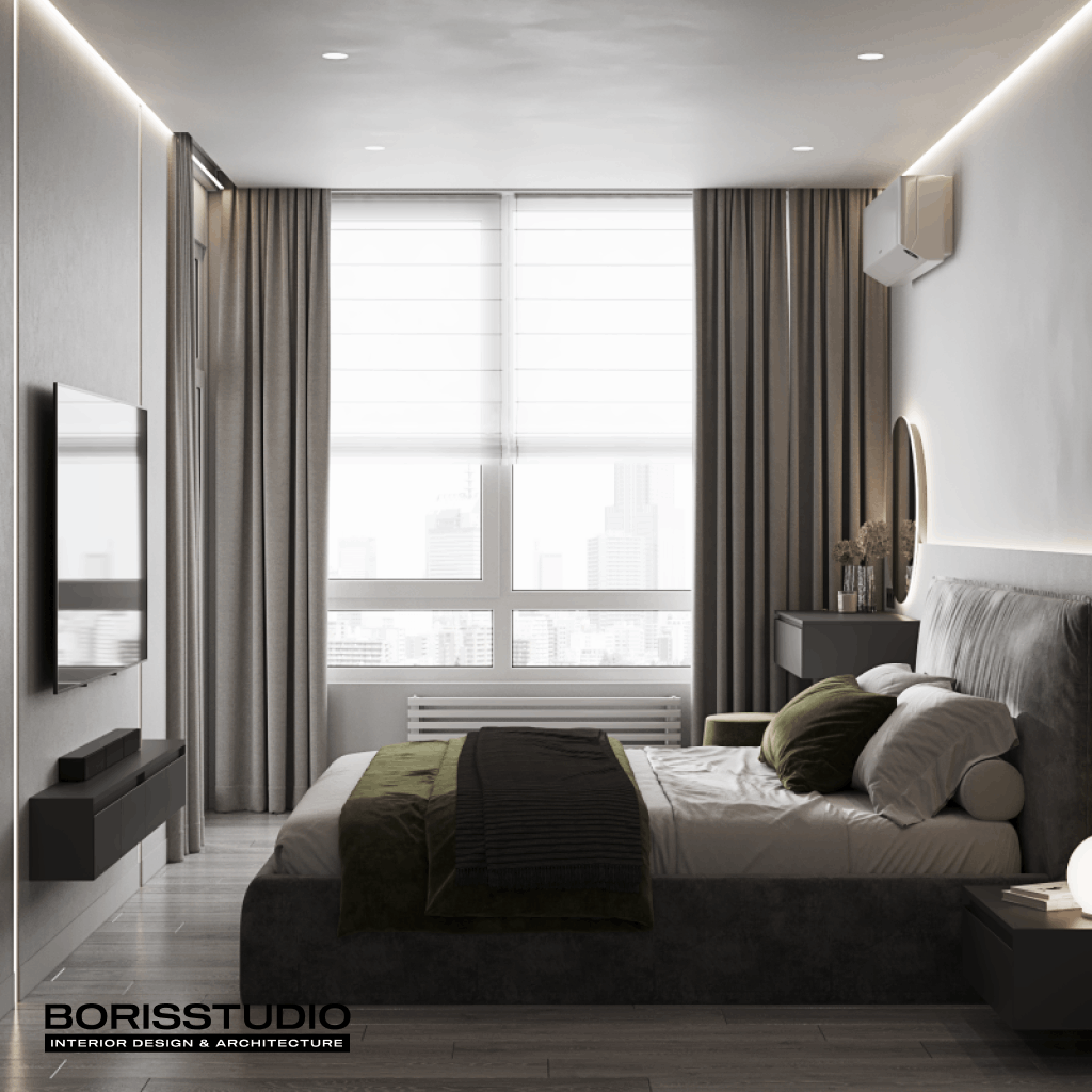 Дизайн-проект квартири, спальня, фото №33