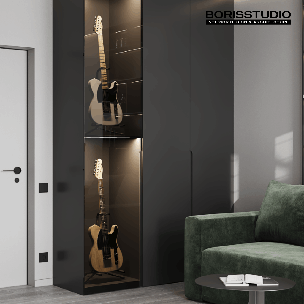 Дизайн-проект квартири, кабінет, №23