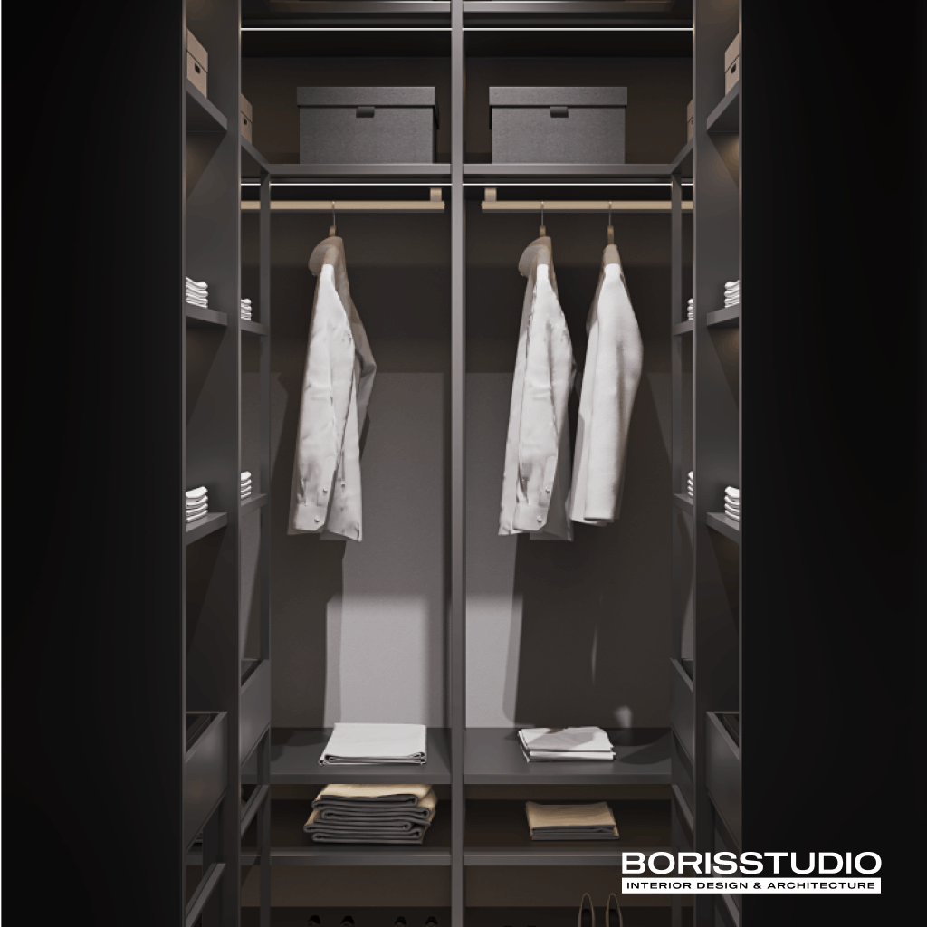 Дизайн-проект квартири, вбиральня, фото №40