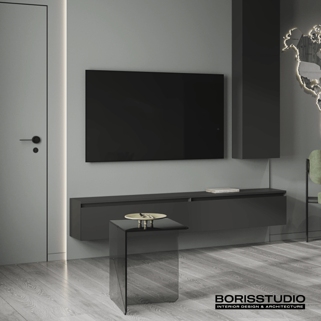 Дизайн-проект квартири, вітальня, №11