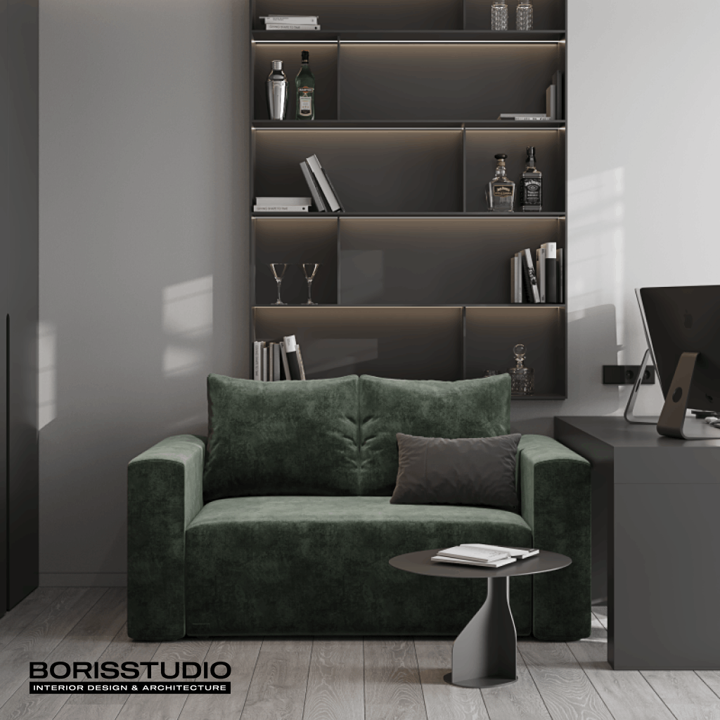 Дизайн-проект квартири, кабінет, №24