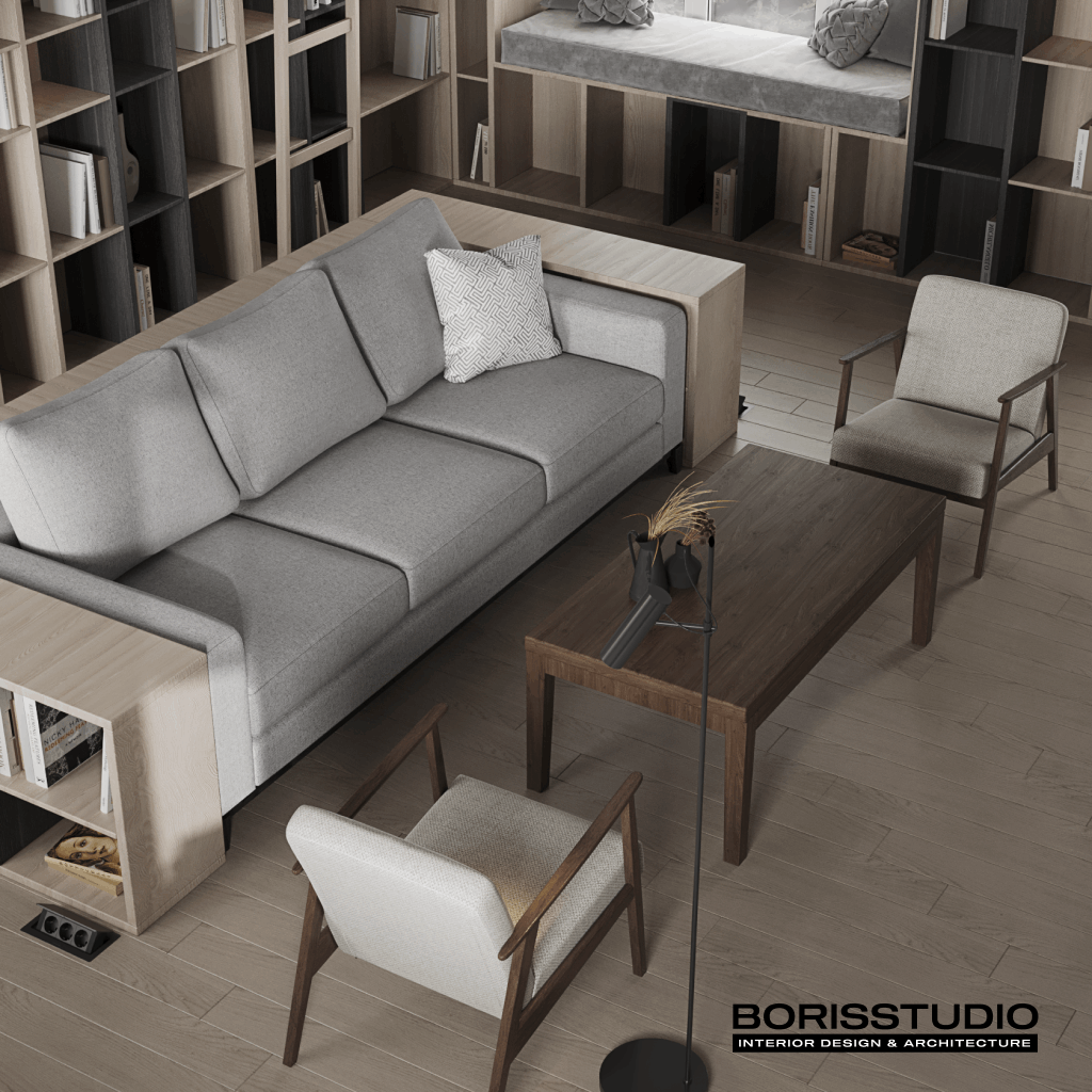 Дизайн-проект інтер'єру будинку, диван, фото №38