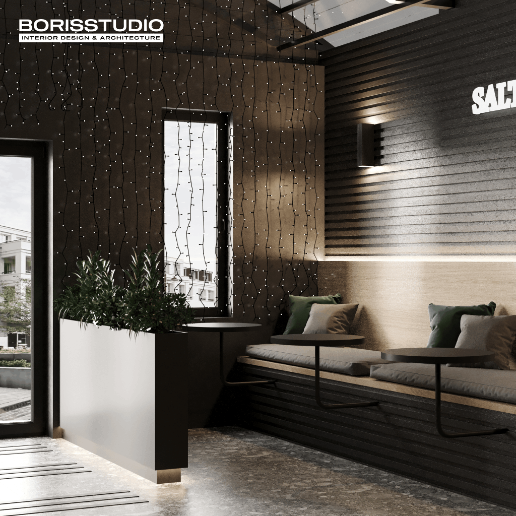 Дизайн-проект інтер'єру Кафе, диван, фото №4