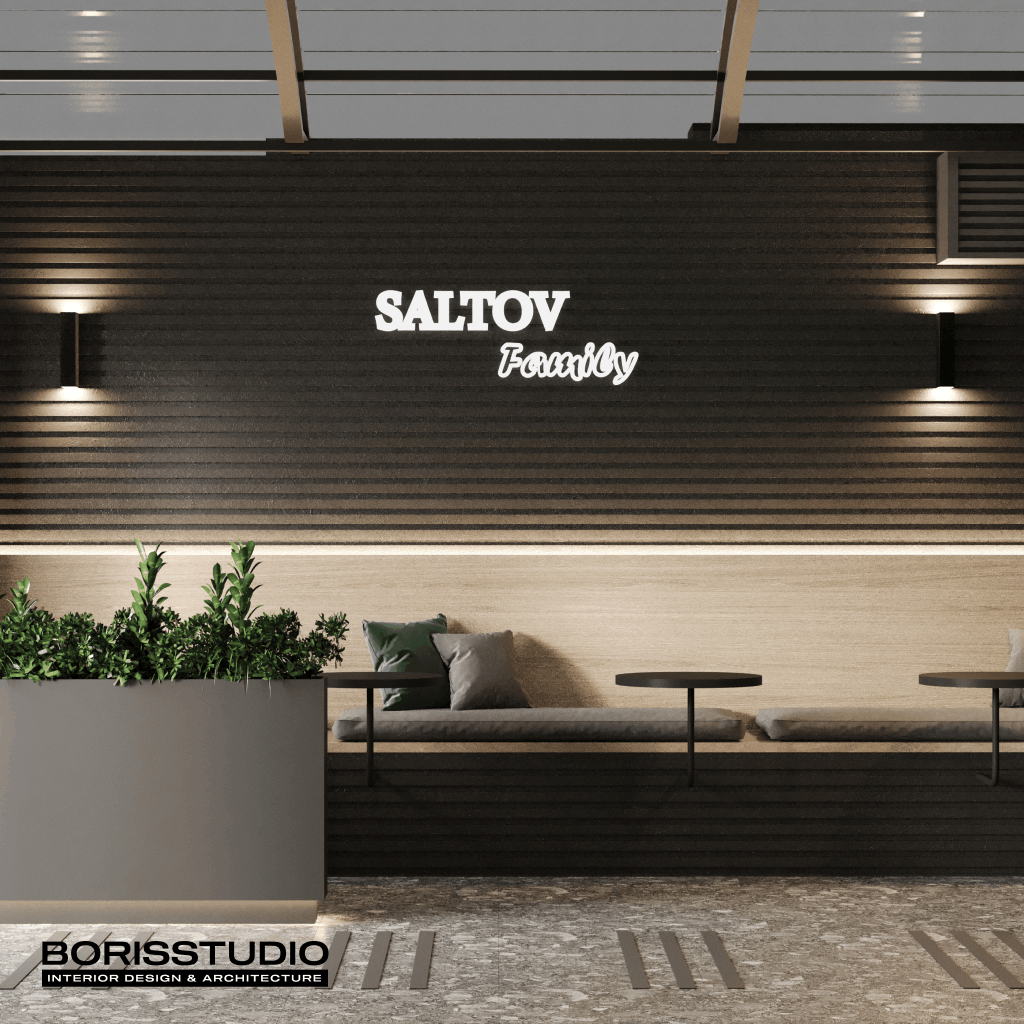 Дизайн-проект інтер'єру Кафе, стіни, фото №5