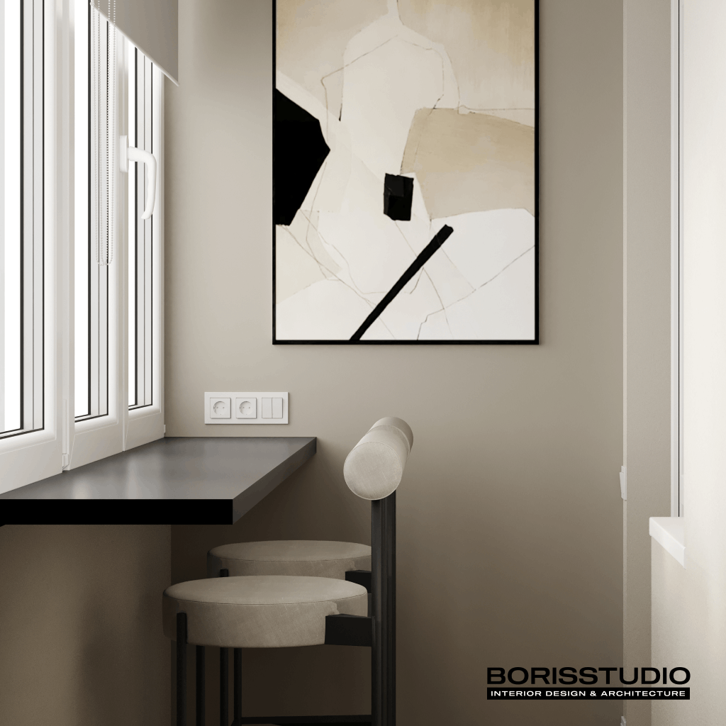 Дизайн-проект інтер'єру квартири, балкон, №29