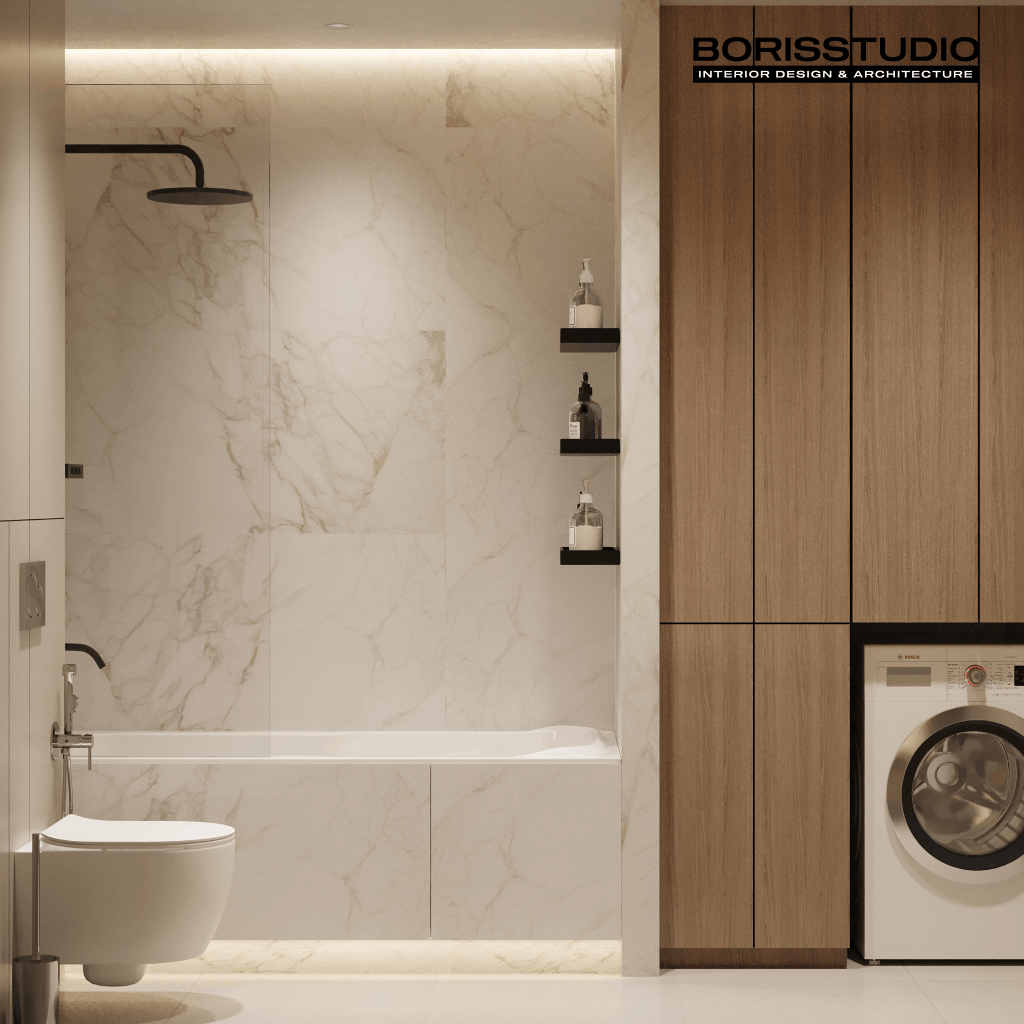 Дизайн-проект інтер'єру квартири, ванна, №26