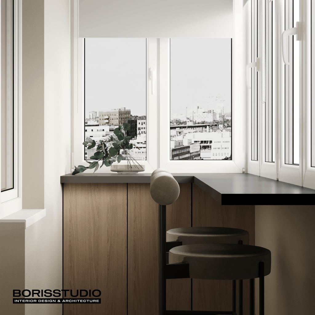 Дизайн-проект інтер'єру квартири, балкон, №28