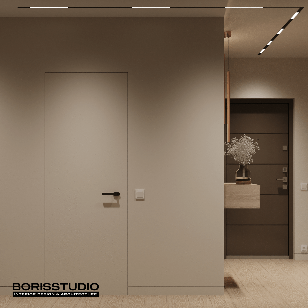 Дизайн-проект інтер'єру квартири, передпокій, №2