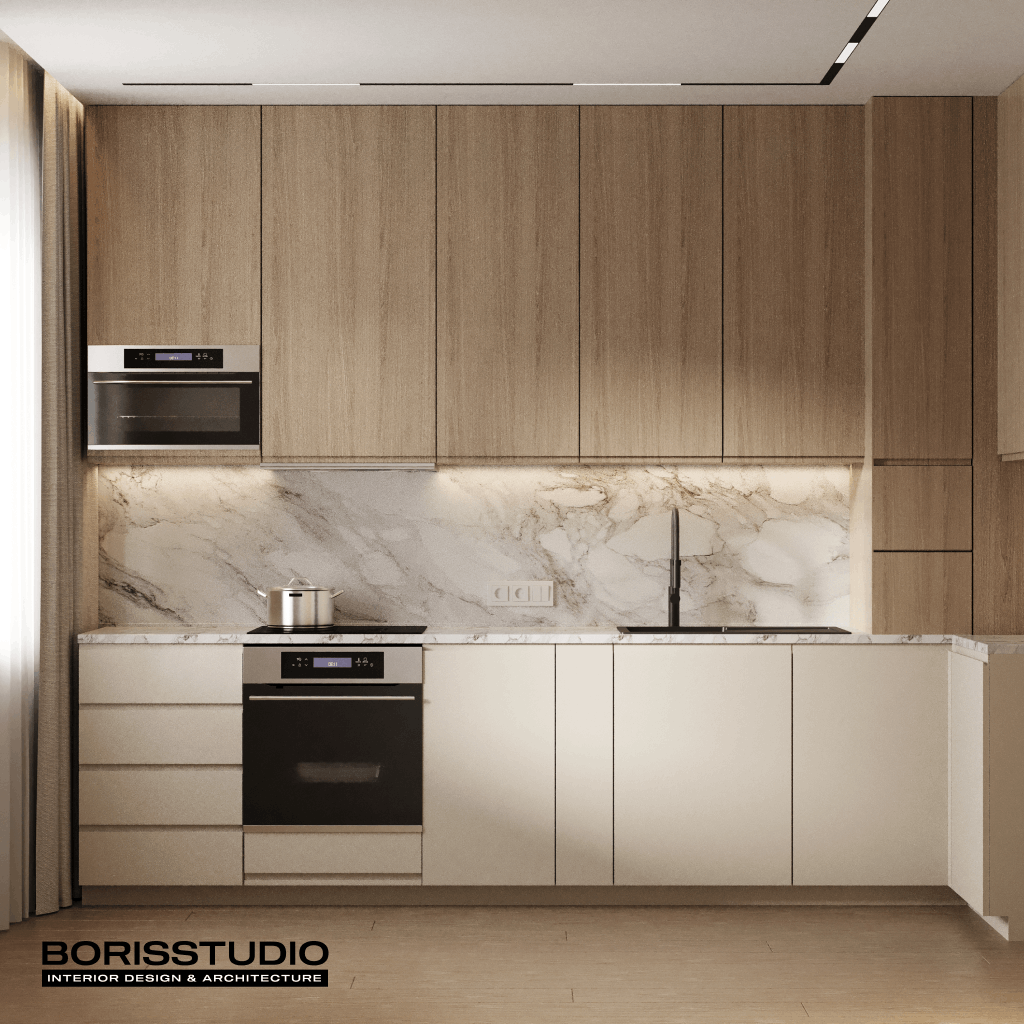 Дизайн-проект інтер'єру квартири, кухня, №18