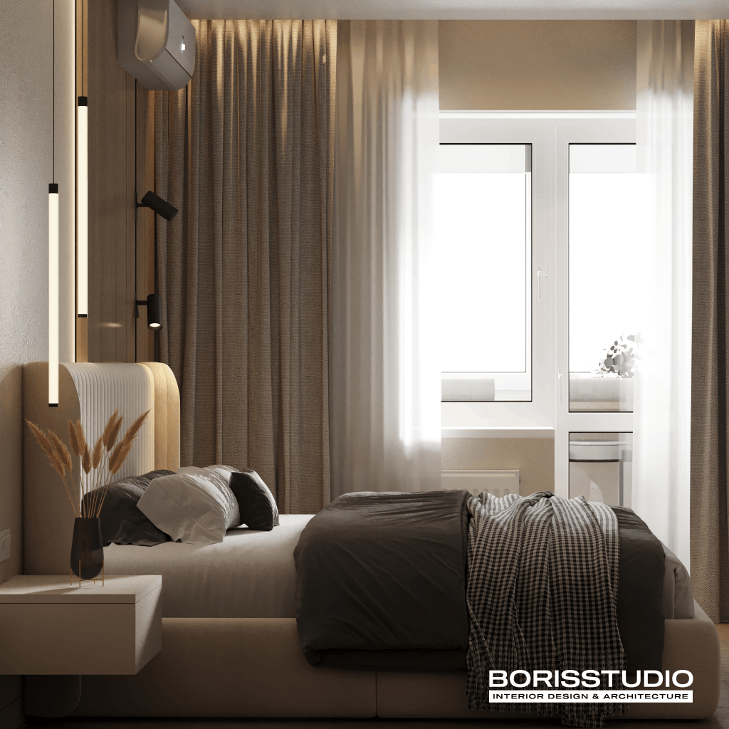 Дизайн-проект інтер'єру квартири, спальня, №20