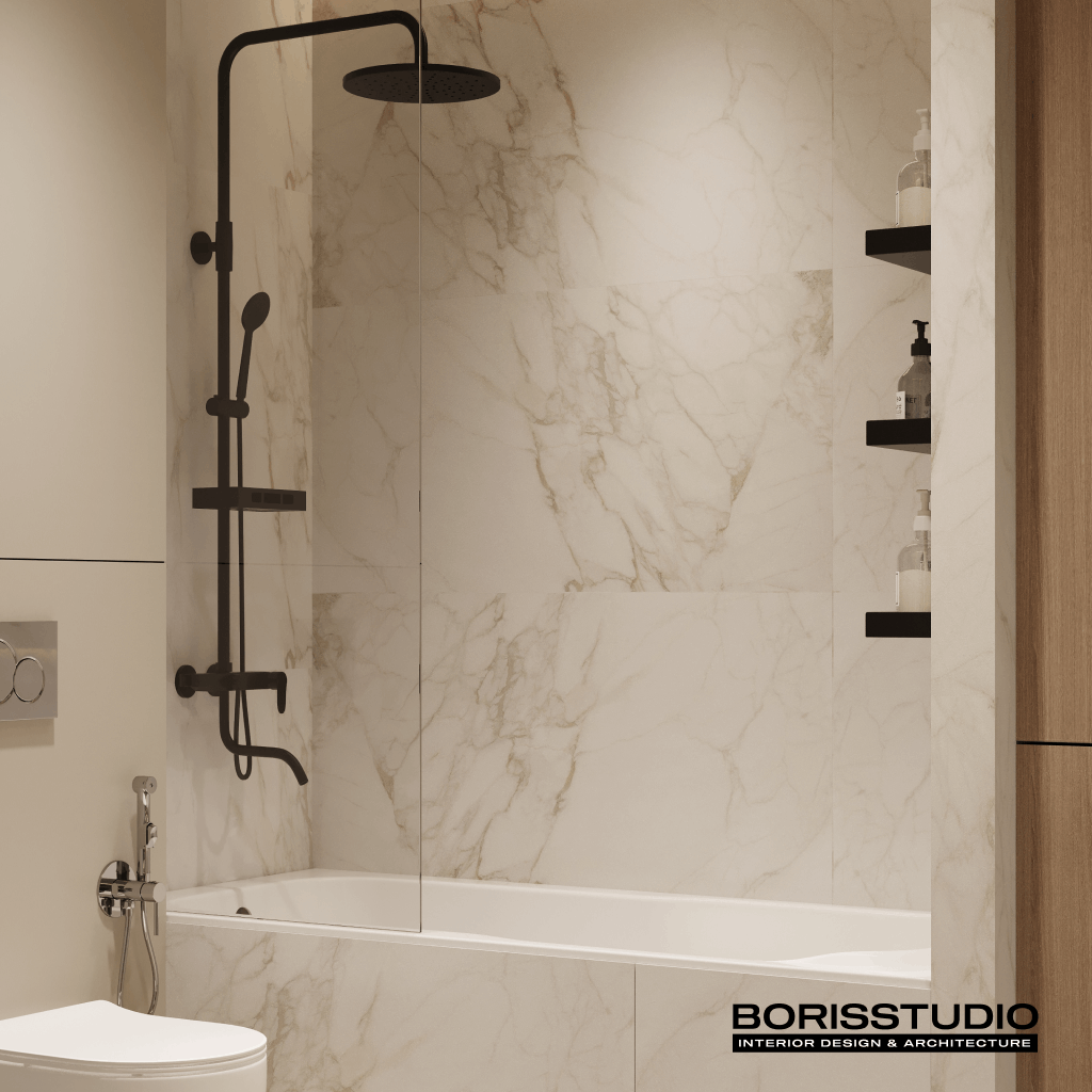 Дизайн-проект інтер'єру квартири, ванна, №24