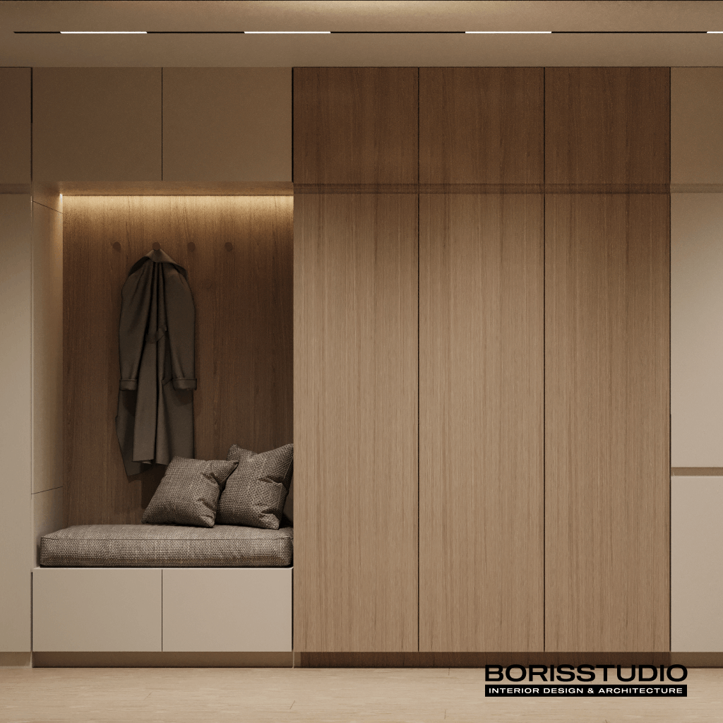 Дизайн-проект інтер'єру квартири, передпокій, №3