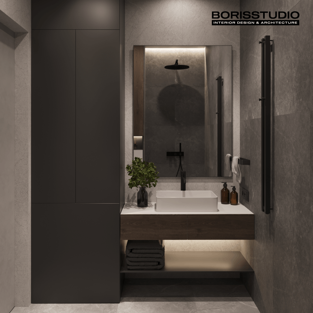 Дизайн-проект інтер'єру квартири, ванна, №19