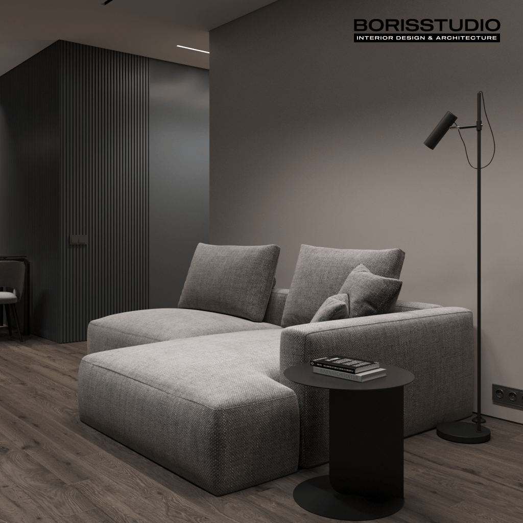 Дизайн-проект інтер'єру квартири, вітальня, №11