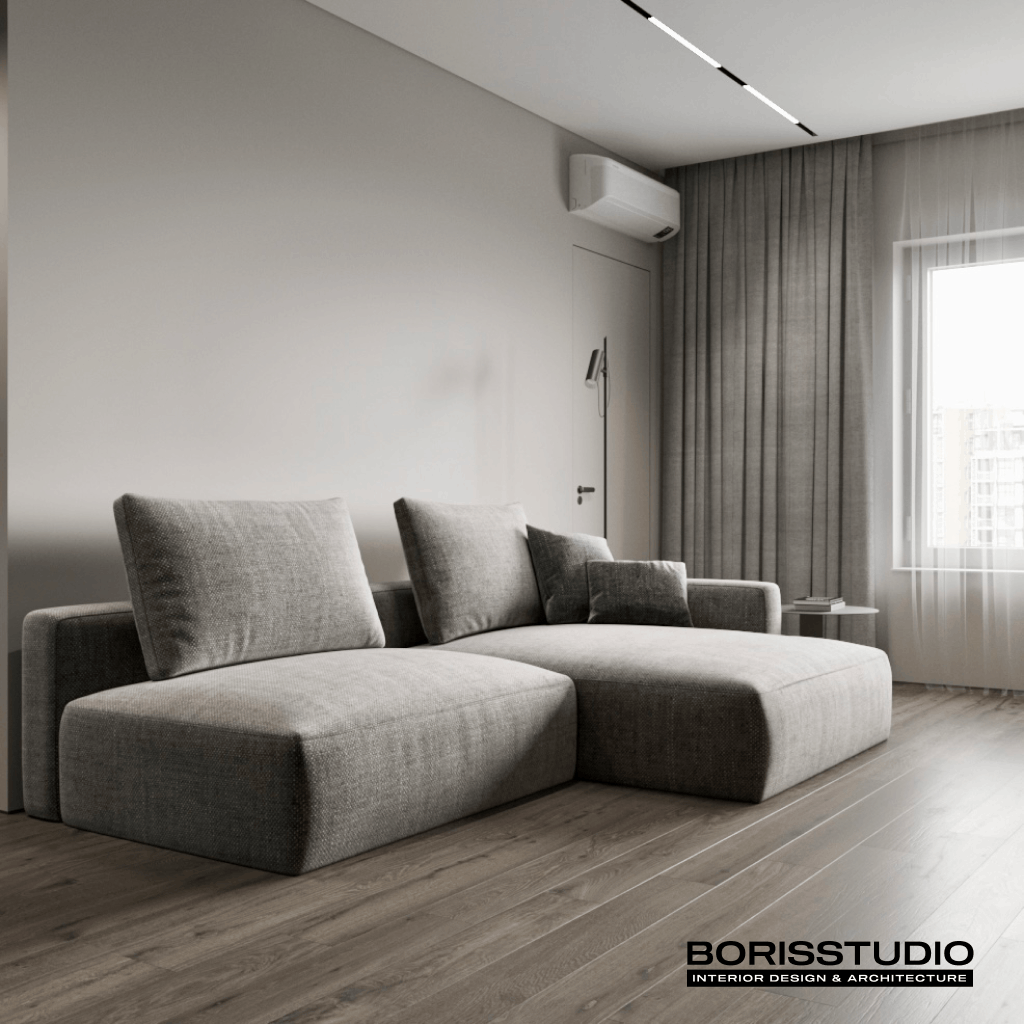 Дизайн-проект інтер'єру квартири, вітальня, №12