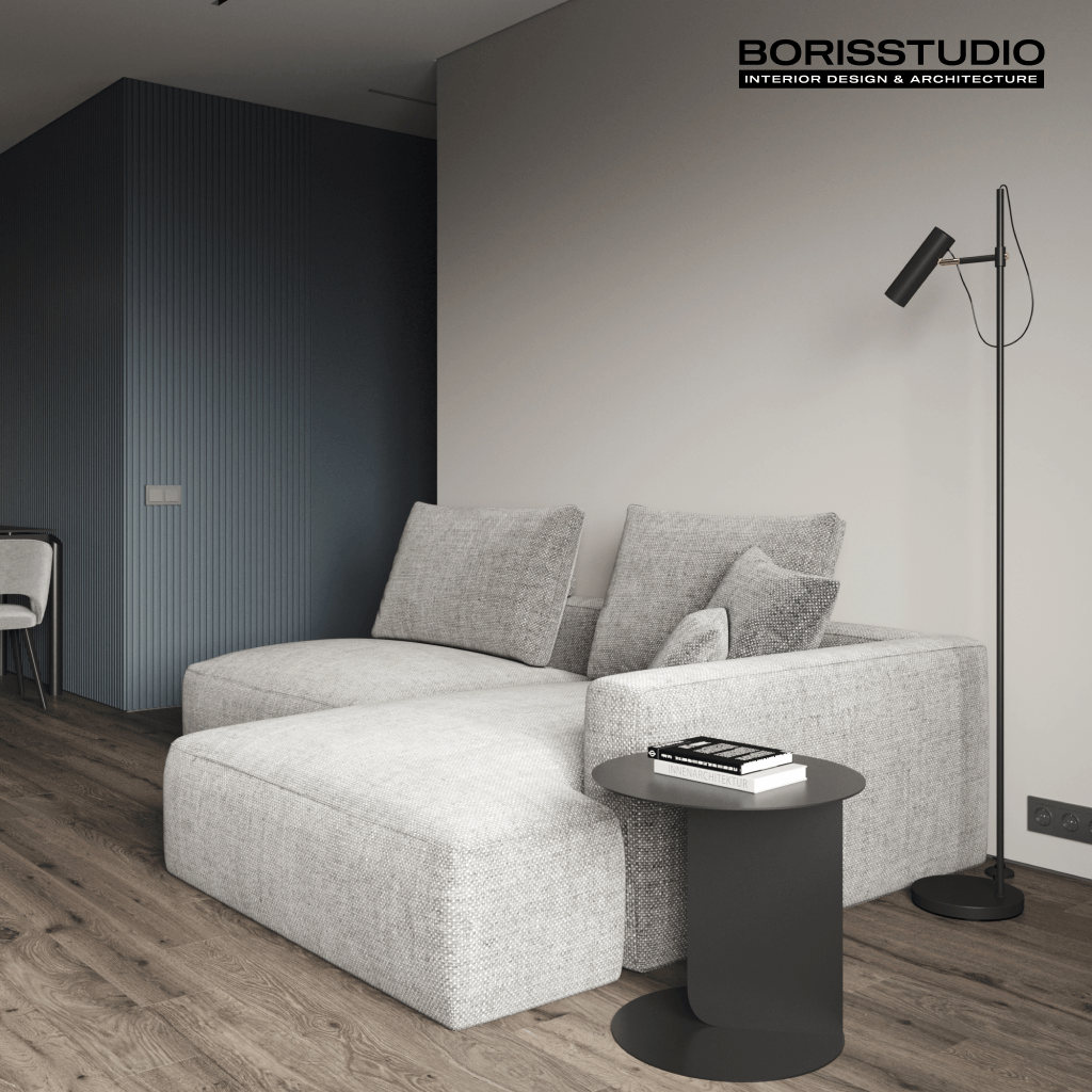 Дизайн-проект інтер'єру квартири, вітальня, №13