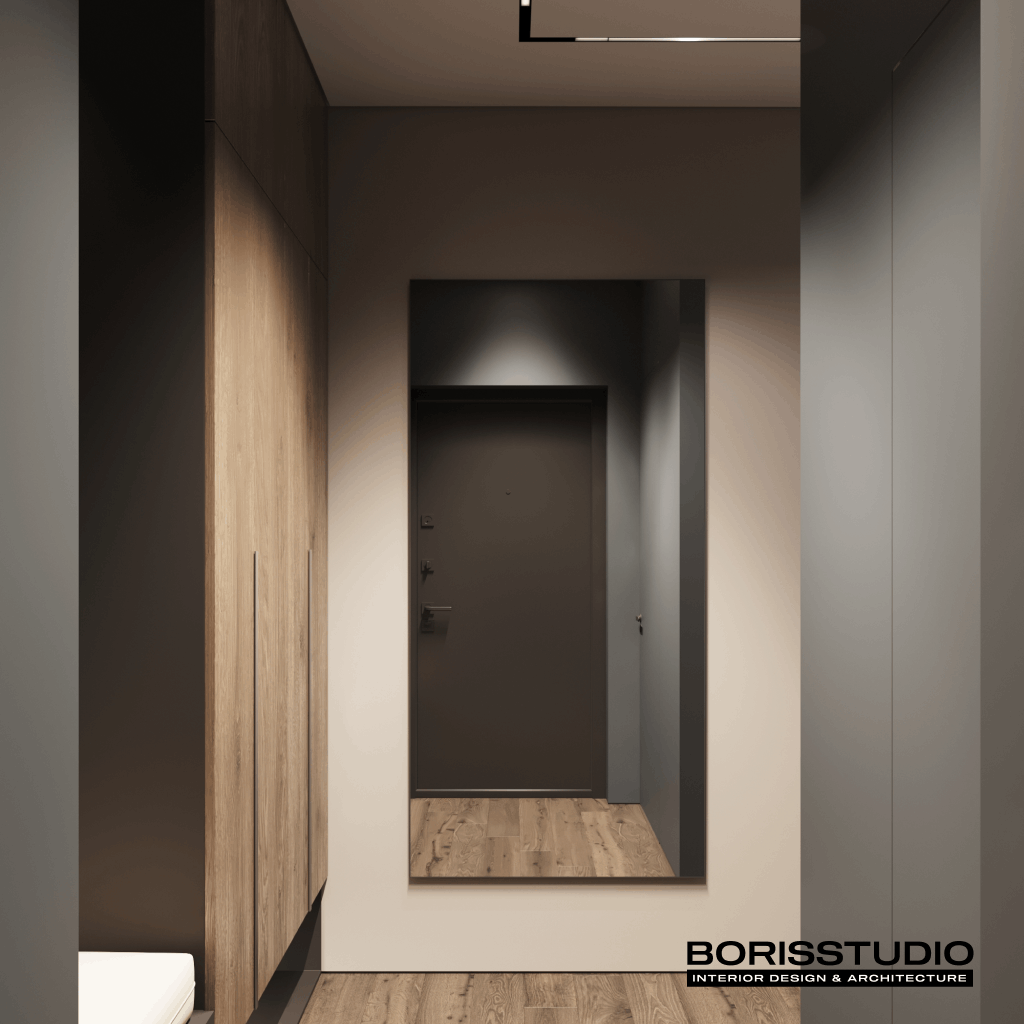 Дизайн-проект інтер'єру квартири, хол №1