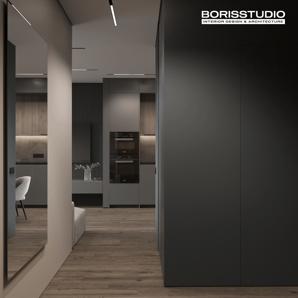 Дизайн-проект інтер'єру квартири, кухня, №4