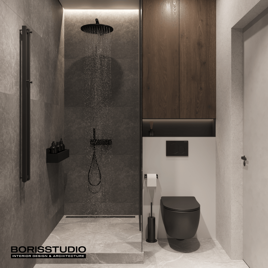 Дизайн-проект інтер'єру квартири, ванна, №20