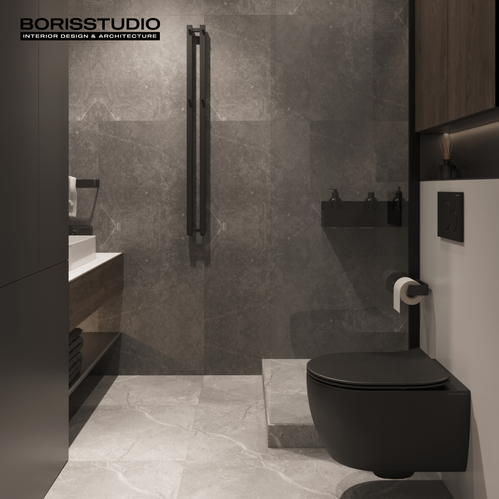 Дизайн-проект інтер'єру квартири, ванна, №21