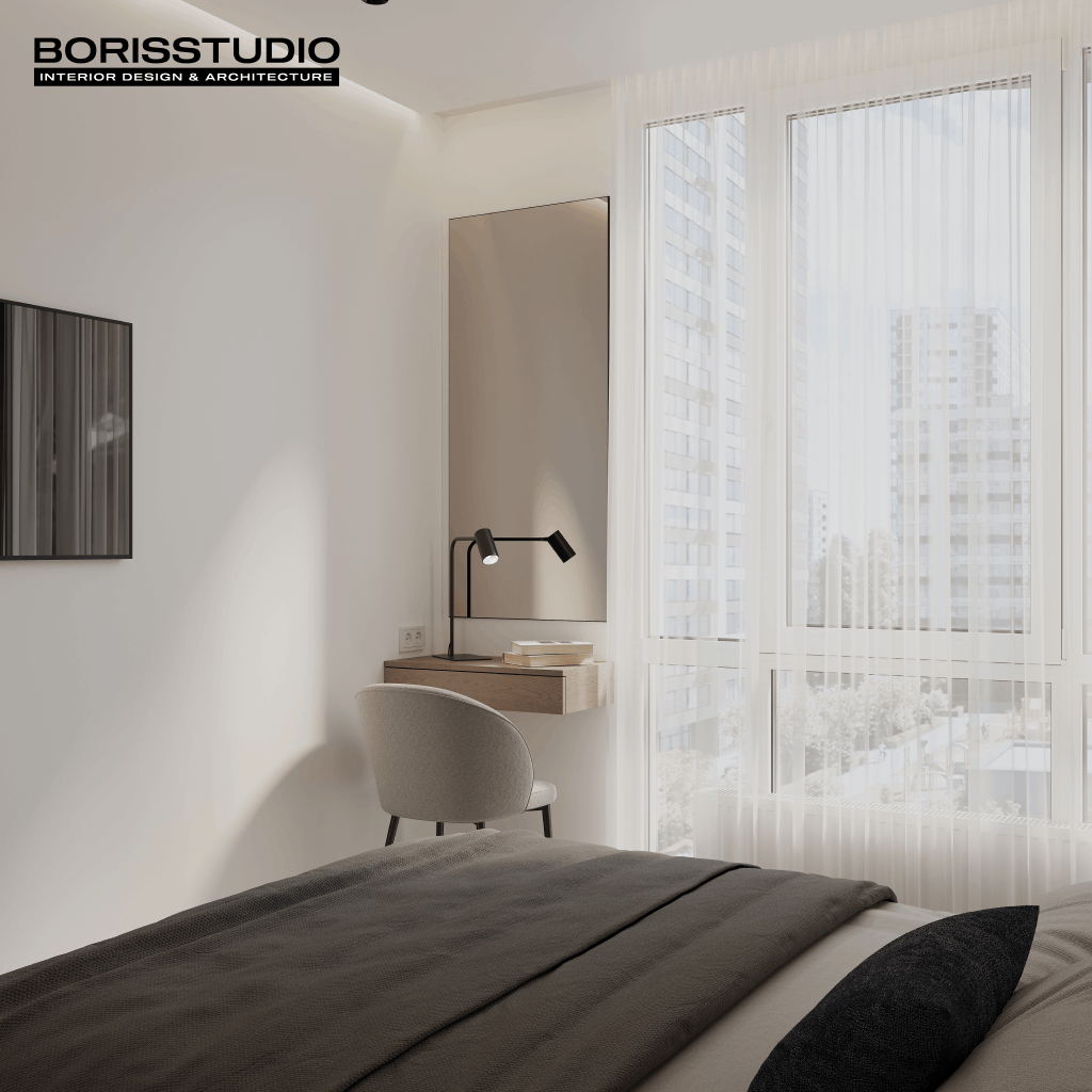 Дизайн-проект інтер'єру квартири, спальня, №12