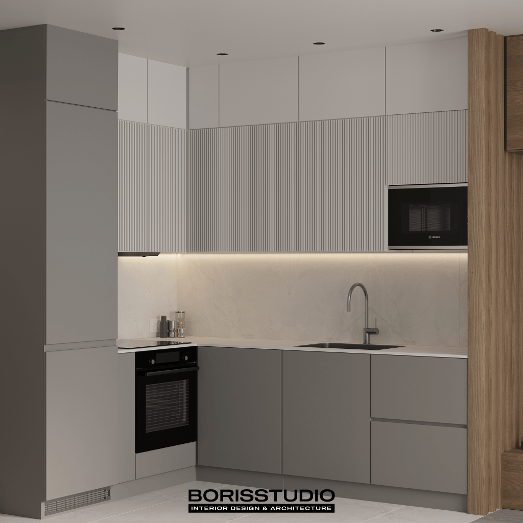 Дизайн-проект інтер'єру квартири, кухня, №10