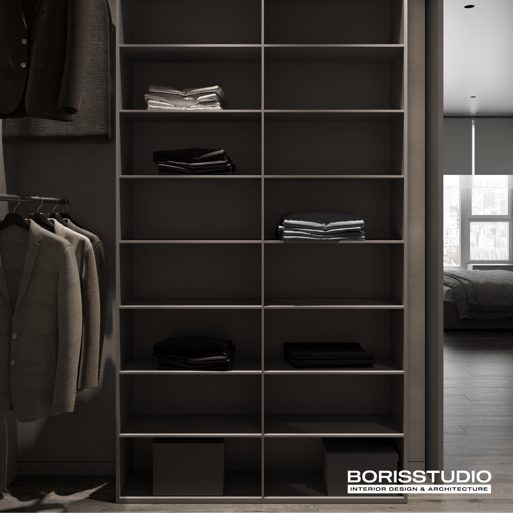 Дизайн-проект квартири-студії, вбиральня, фото №4