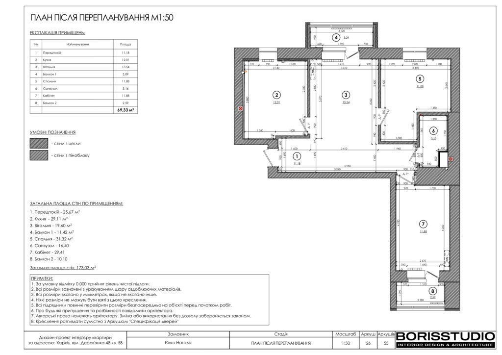 Планування інтер'єру квартири, фото №5