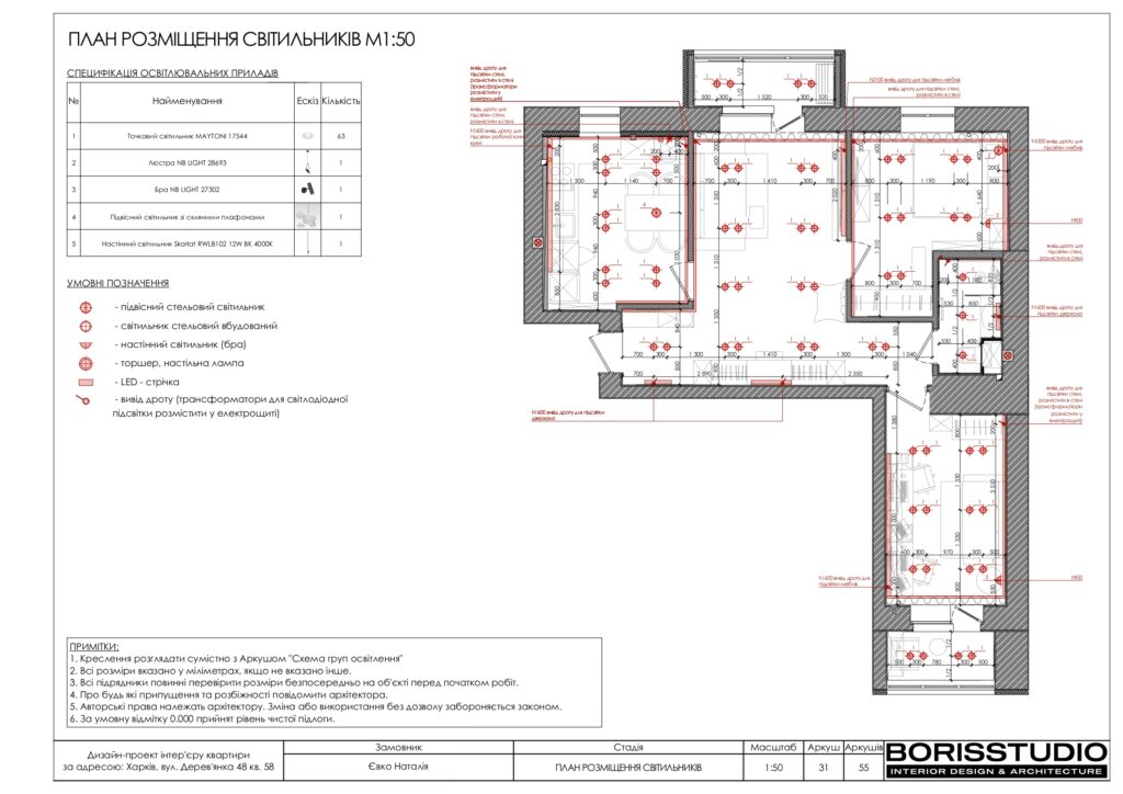 Планування інтер'єру квартири, фото №10