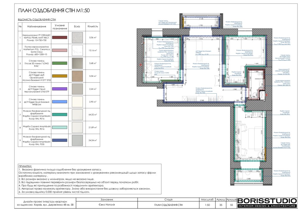 Планування інтер'єру квартири, фото №13