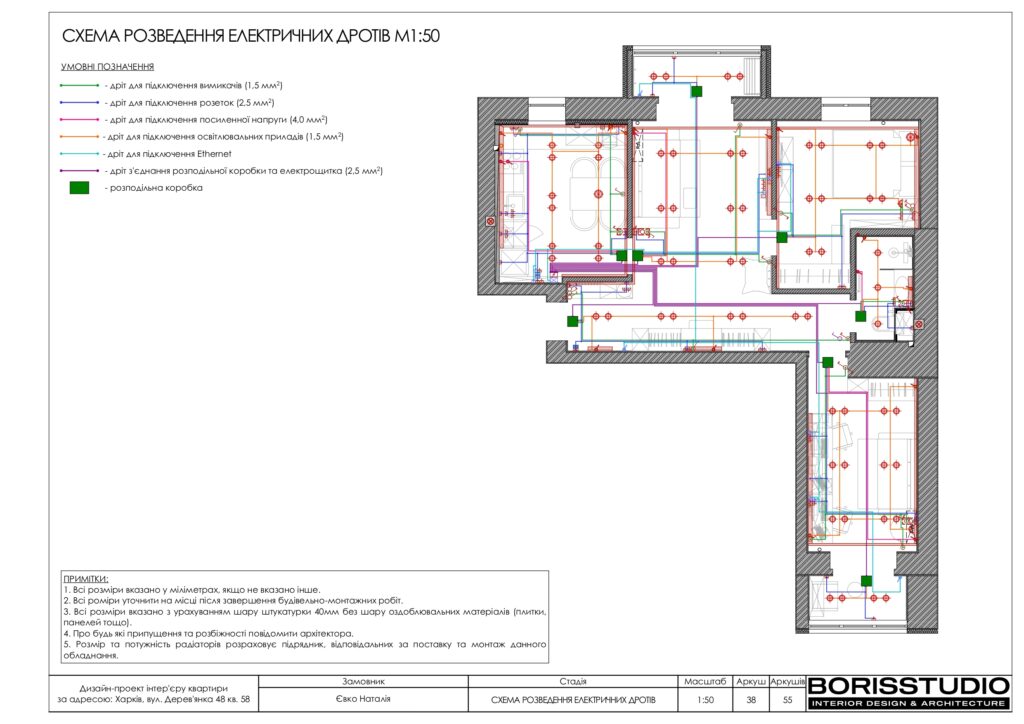 Планування інтер'єру квартири, фото №16