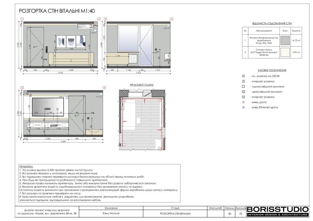 Планування інтер'єру квартири, фото №18