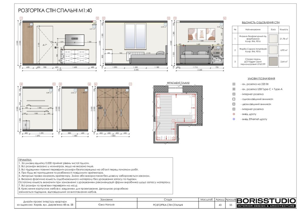 Планування інтер'єру квартири, фото №21